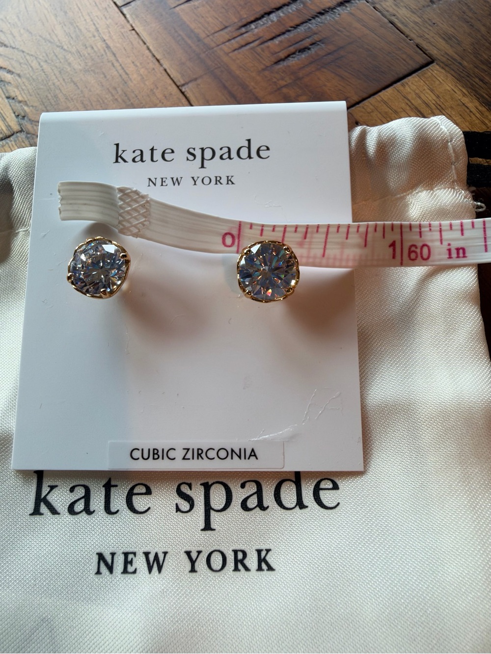 kate spade Crystal Stud Earrings - Picture 5 of 5